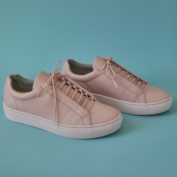 VAGABOND - PINK LEATHER SNEAKERS - SIZE 36 - Picture 1 of 5